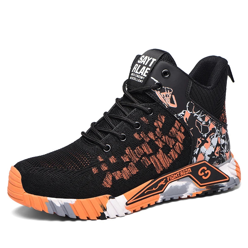 أحذية السلامة العالية للرجال في العمل