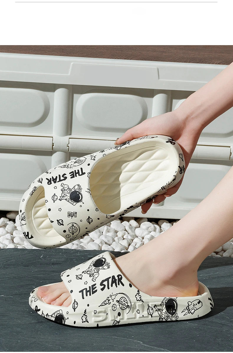 Unisex Indoor Outdoor Bathroom Slippers