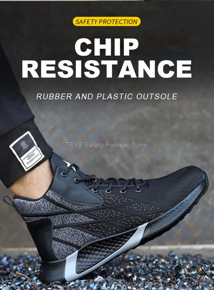 أحذية أمان عالية الجودة للرجال غير قابلة للتدمير