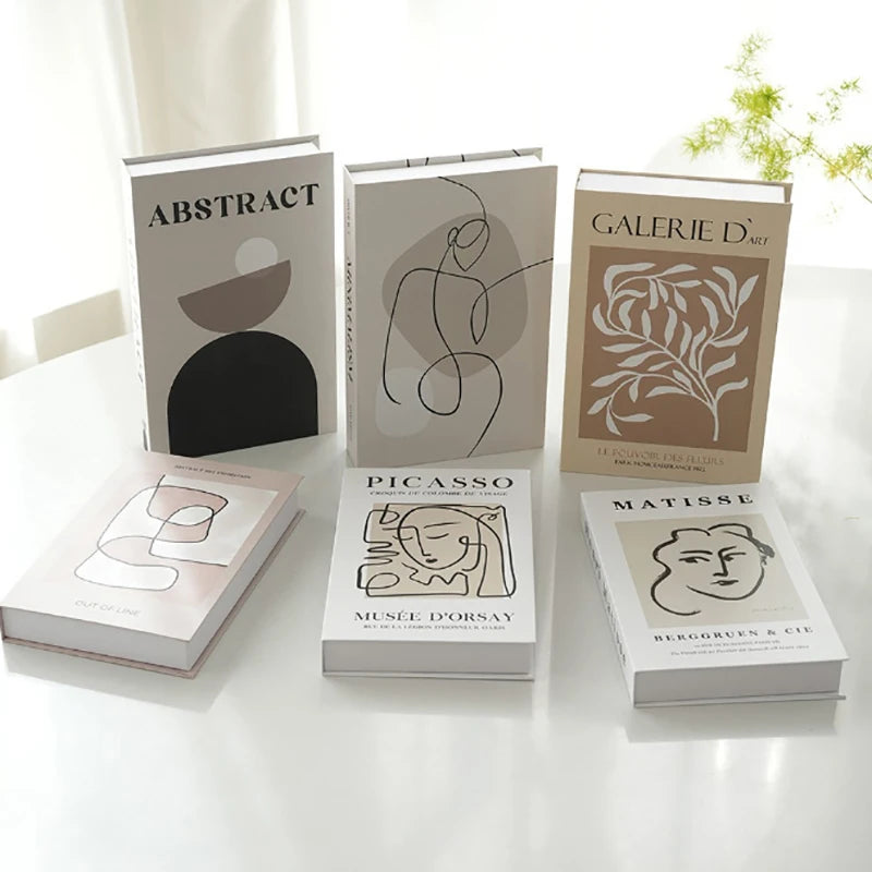 Minimalist Luxury Fake Book Decor