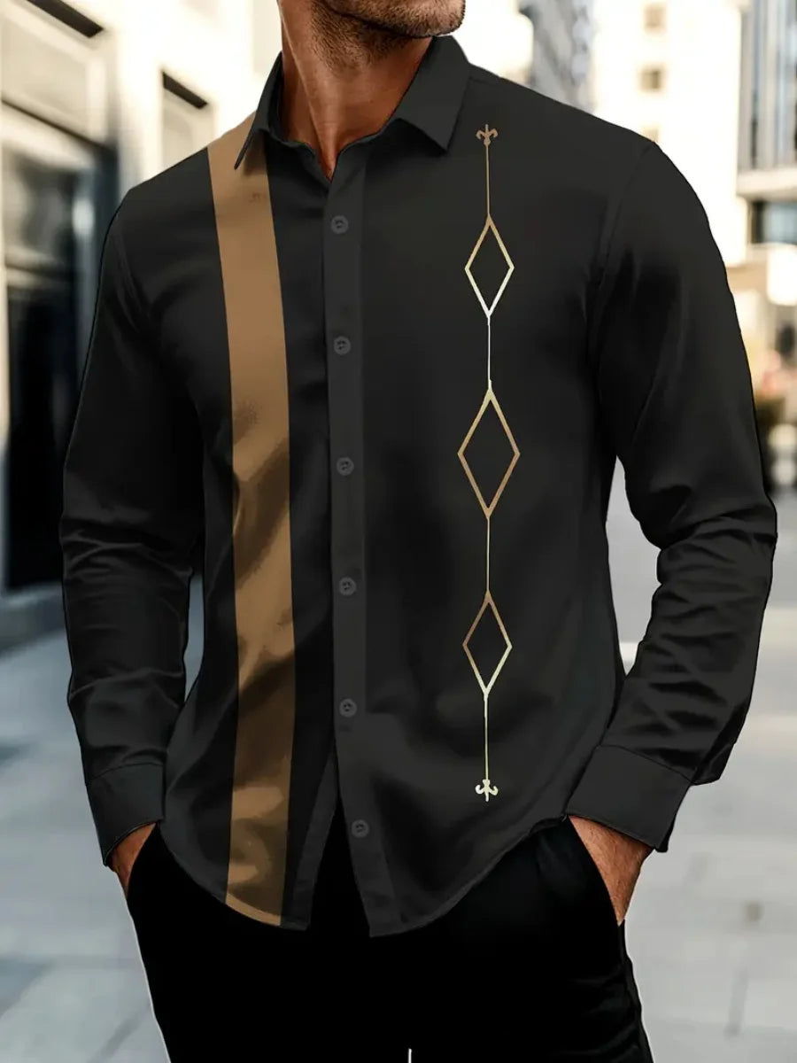 Men Hawaiian Print Shirt