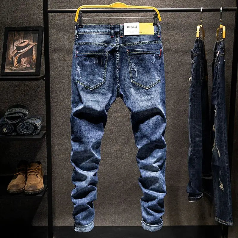 Apex Ripped Straight Jeans