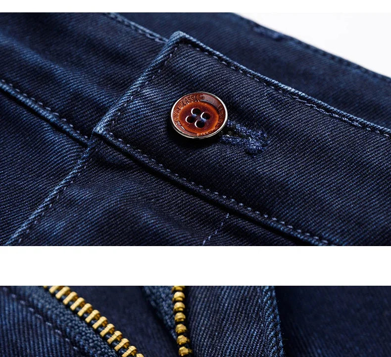 بنطلون جينز رجالي كلاسيكي مستقيم