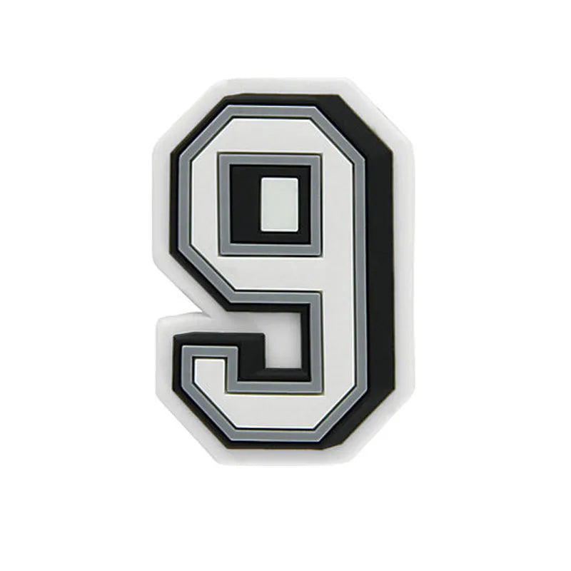 Women Number Shoe Charms Crocs Accessories