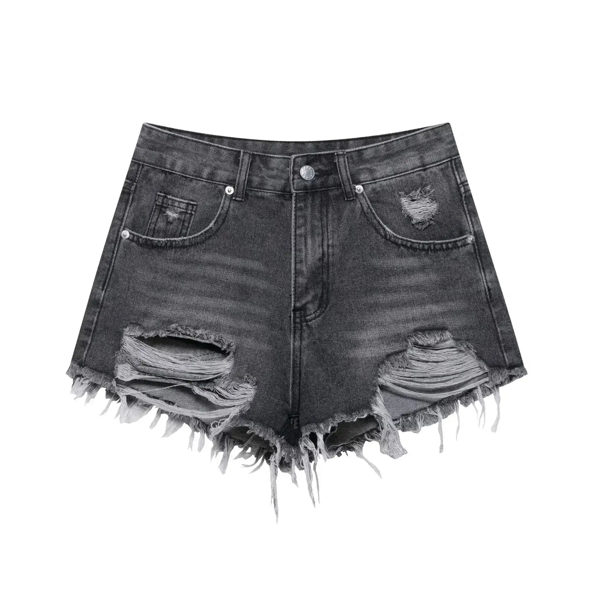 Women High Waist Denim Shorts