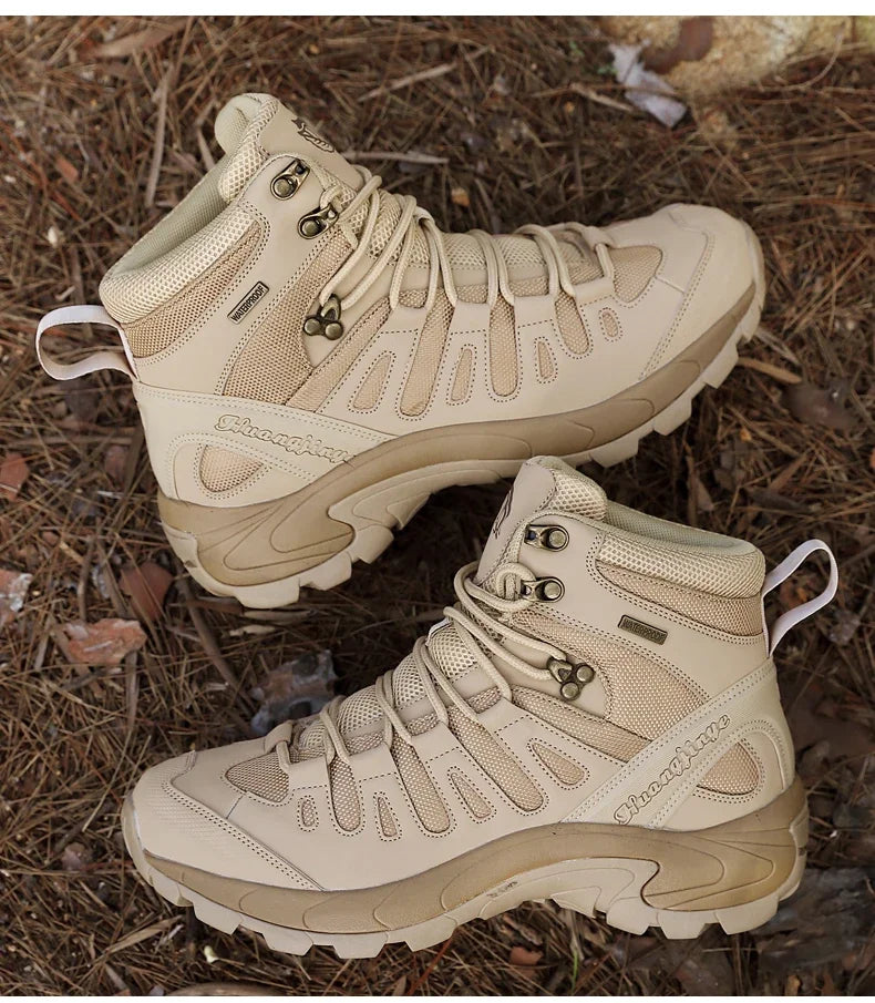 Men’s Platform Outdoor Waterproof Ankle Boots