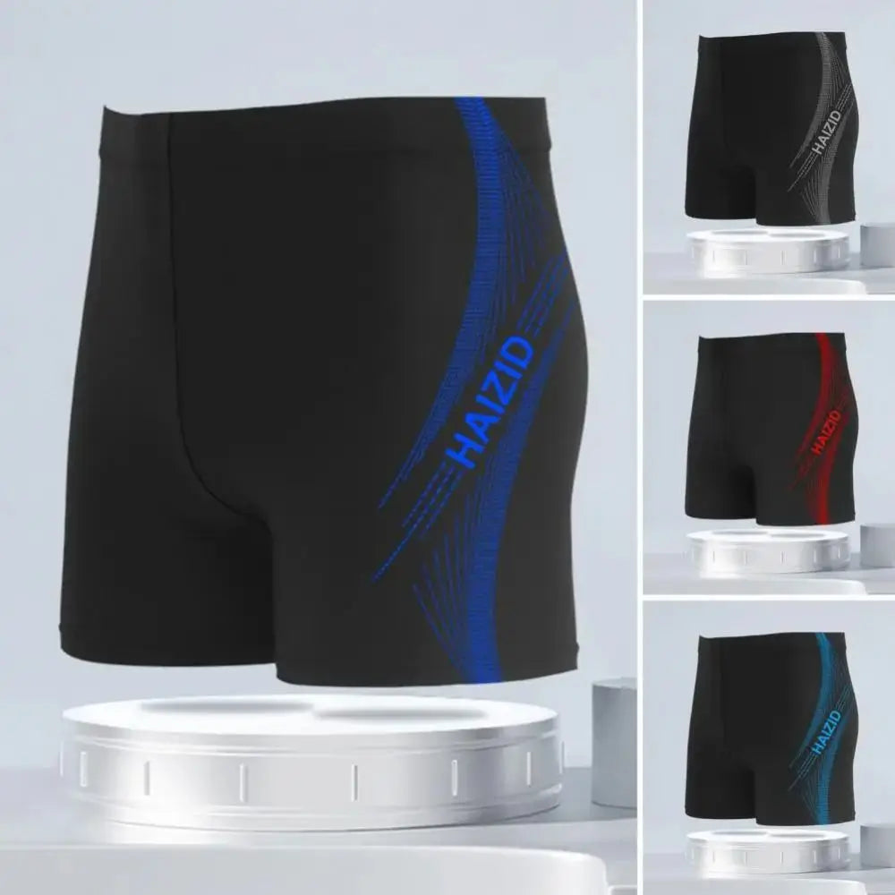 شورت سباحة رجالي مطبوع بمقاسات كبيرة