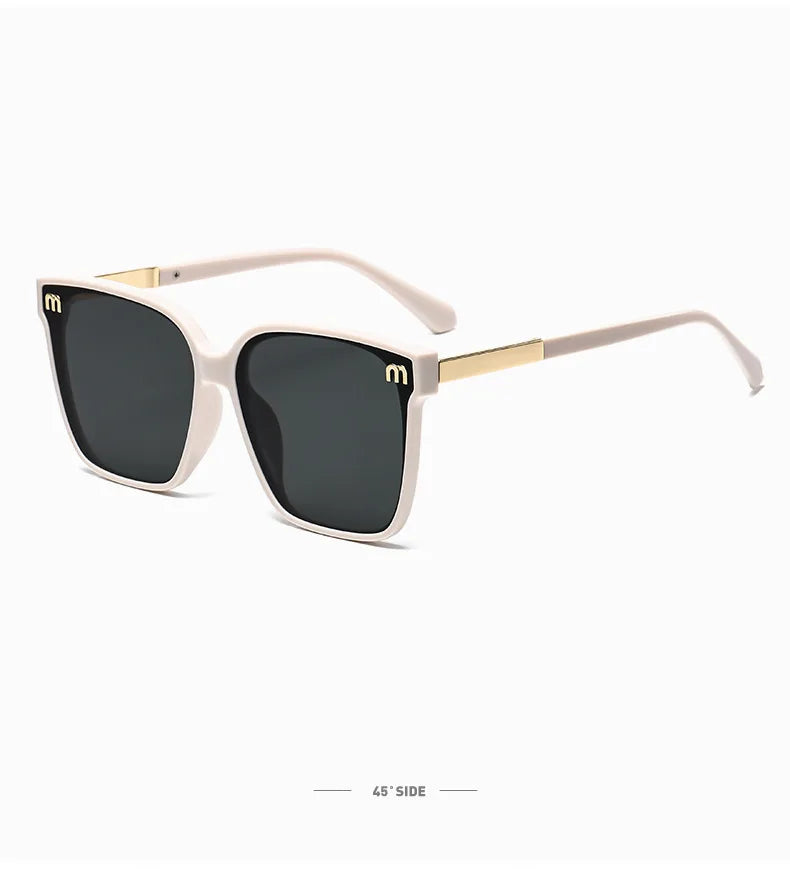 Luxury Square Mirror Sunglasses