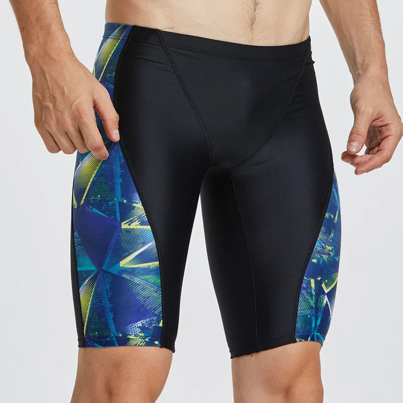 ملابس سباحة رجالية تنافسية بمقاسات كبيرة