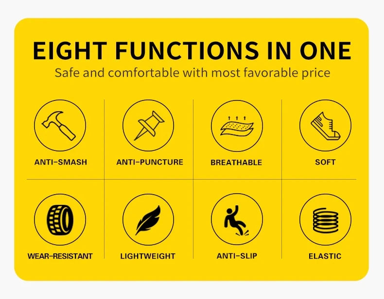 أحذية أمان عالية الجودة للرجال غير قابلة للتدمير