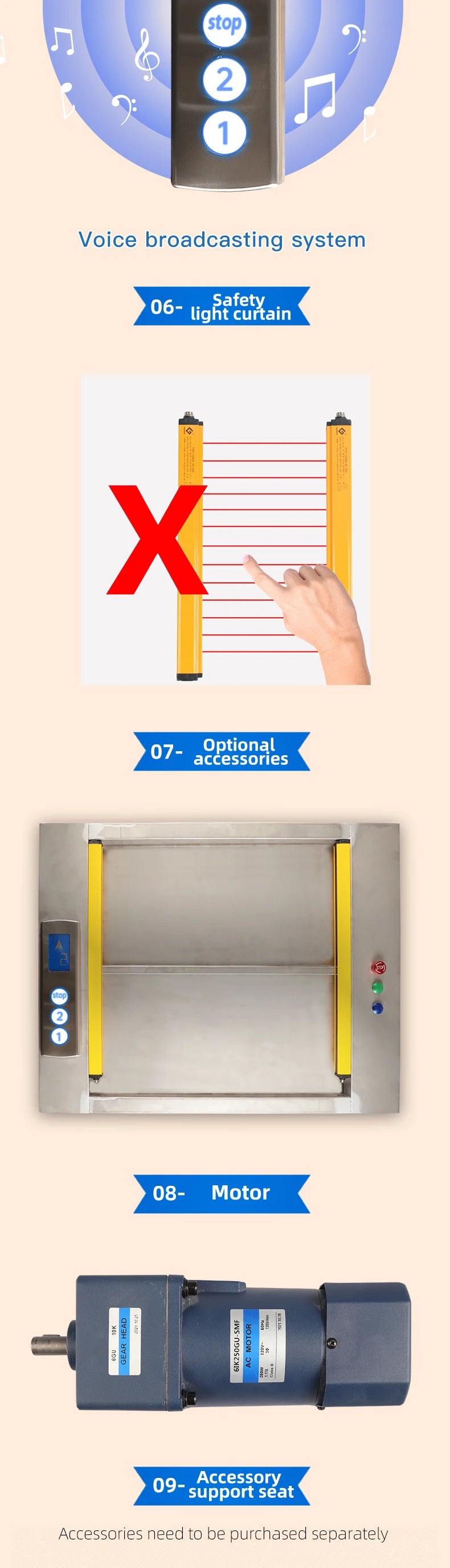 Restaurant Food Lifting Elevator