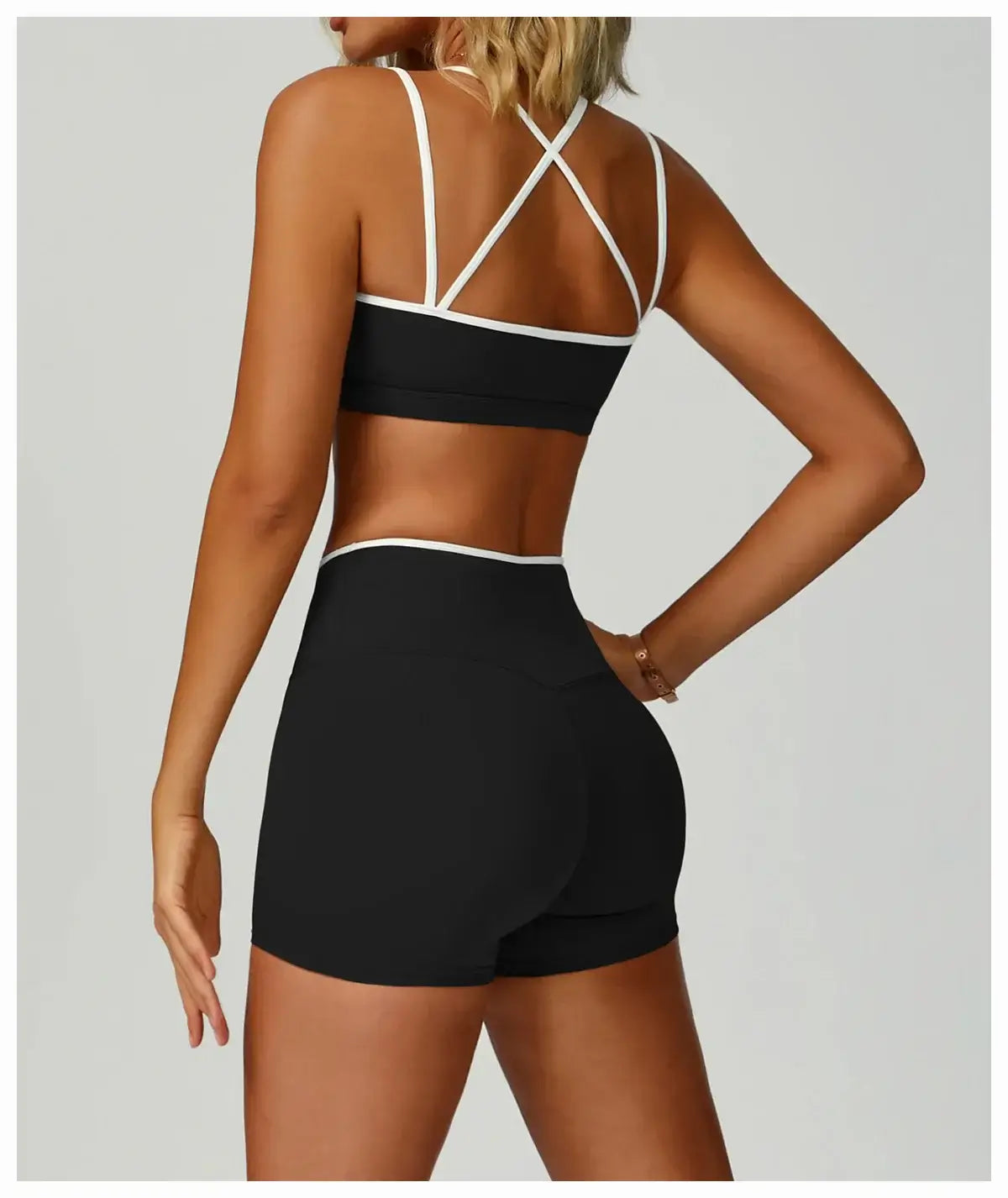 حمالة صدر يوغا نسائية مقاومة للصدمات بدون درزات