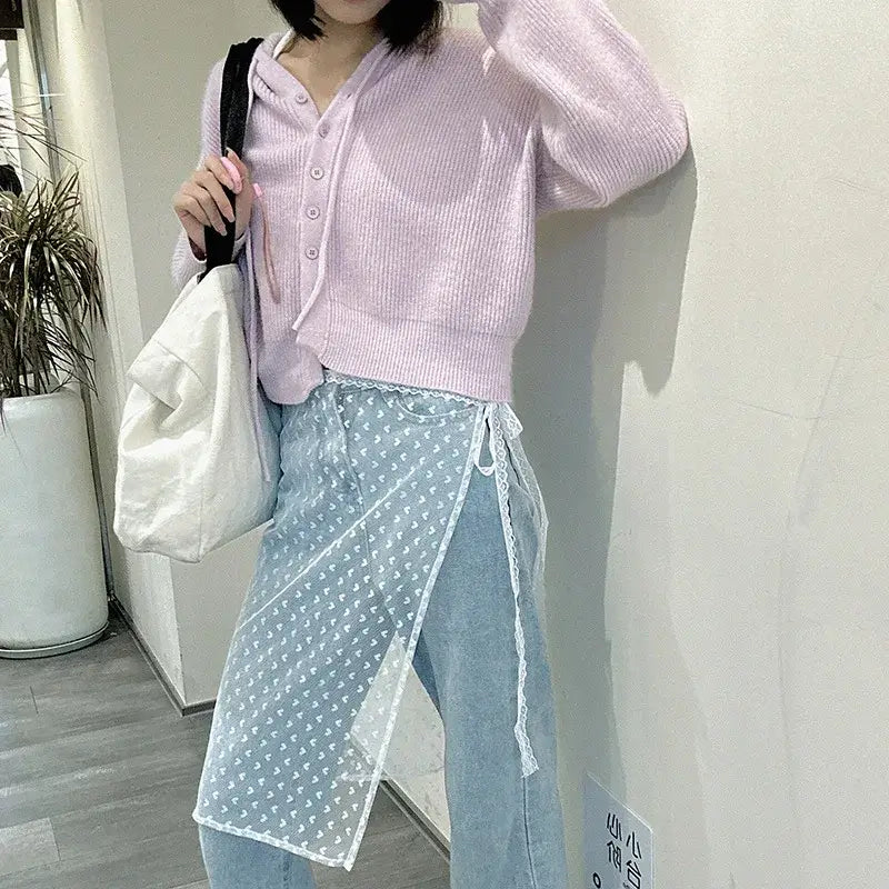 تنورة نسائية من الدانتيل والتول بتصميم عتيق