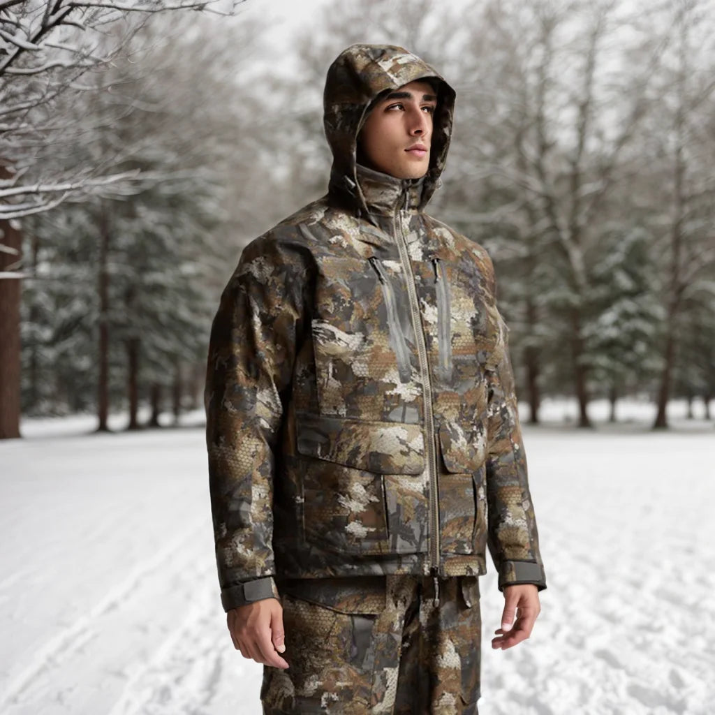 Men Waterproof Camouflage Fishing Jacket