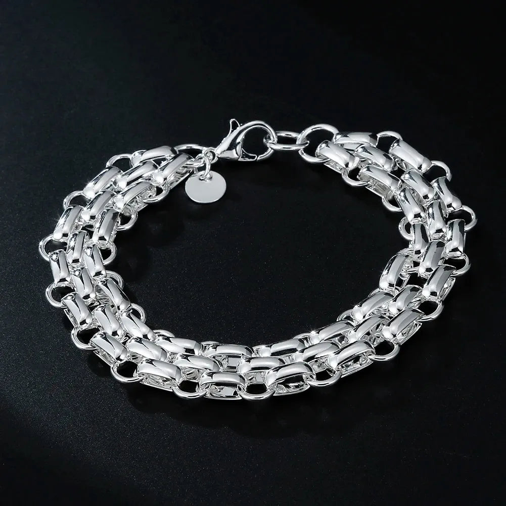 925 Sterling Silver Chain Bracelet