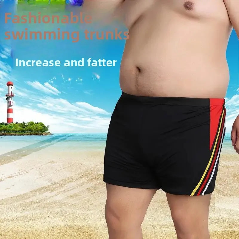 Unisex Plus Size Loose Fit Swim Shorts