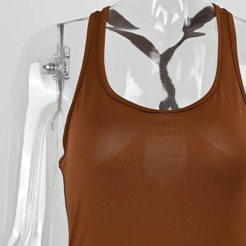 رومبير نسائي مجوف بدون ظهر