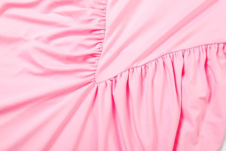 Women's Backless Ruched Maxi Dress
