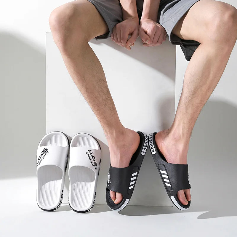 Men PVC Soft Sole Casual Beach Slides