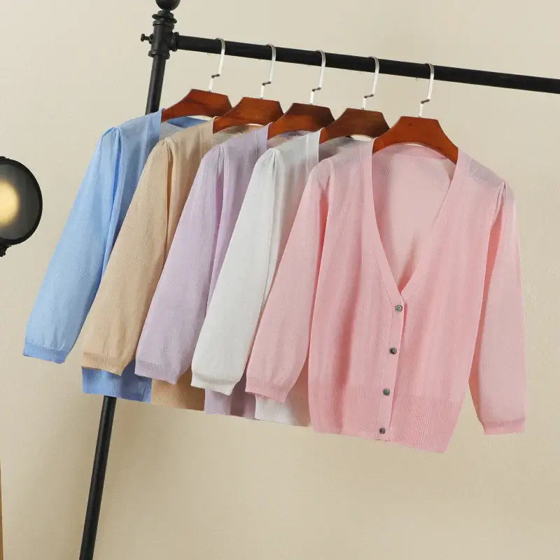 Women Crochet Long Sleeve Cardigan