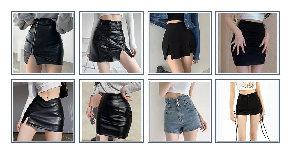 Women Goth Corduroy Y2K Shorts