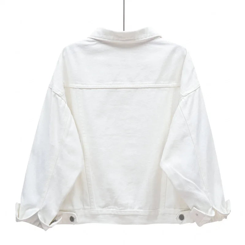 Pure Color Women's Denim Jacket