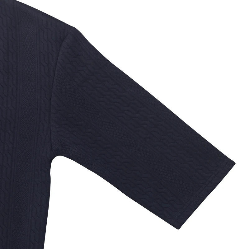 Men Jacquard Shorts Set