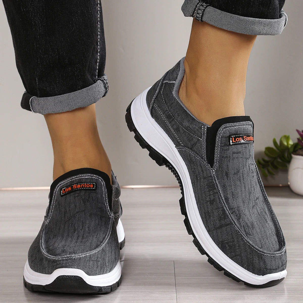 Men Fabric Casual Canvas Sneakers