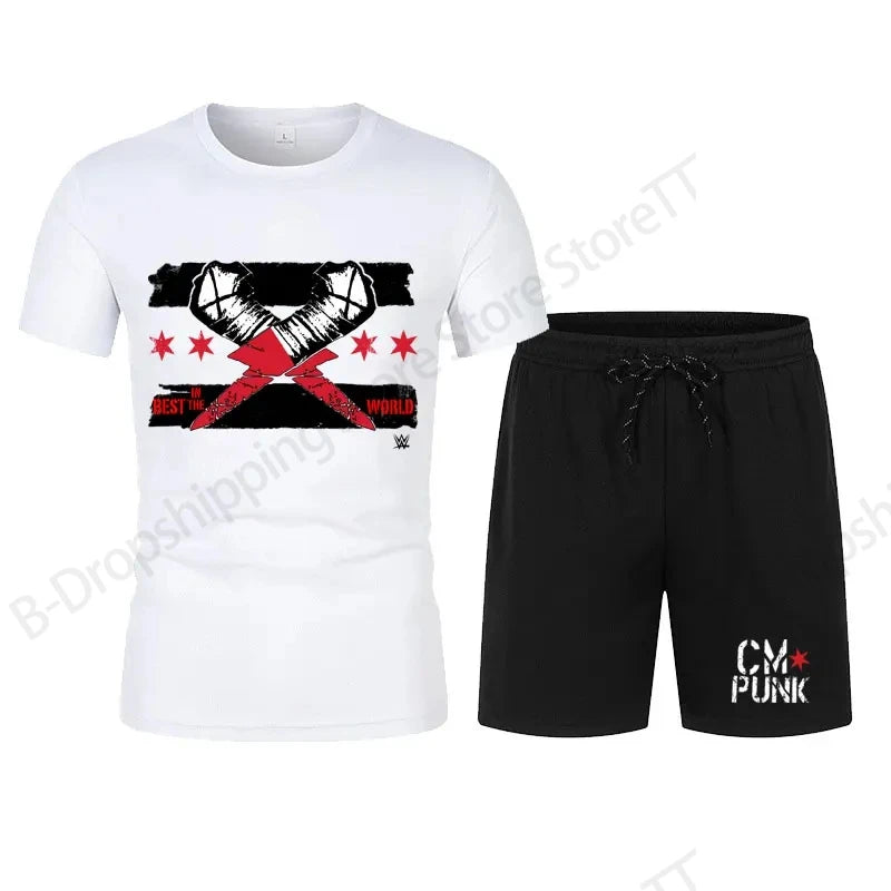Men CM Punk Print Set