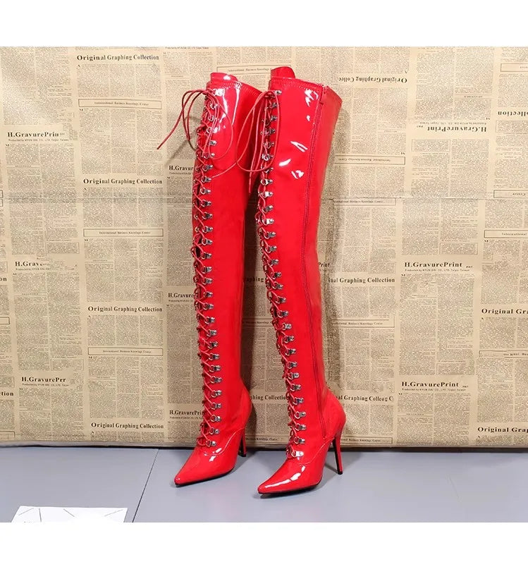 أحذية نسائية بكعب عالٍ - موديل 2025