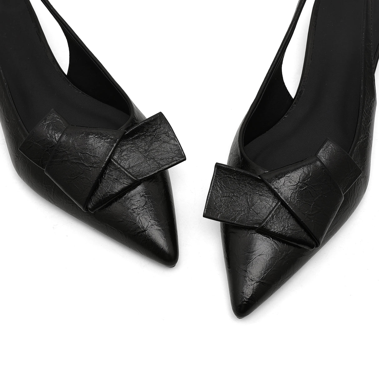 حذاء باليه جيلي فلات نسائي بمقدمة مربعة