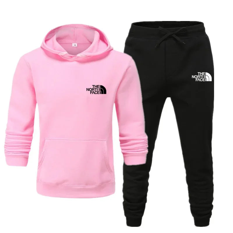 Unisex Printed Hooded Tracksuit
