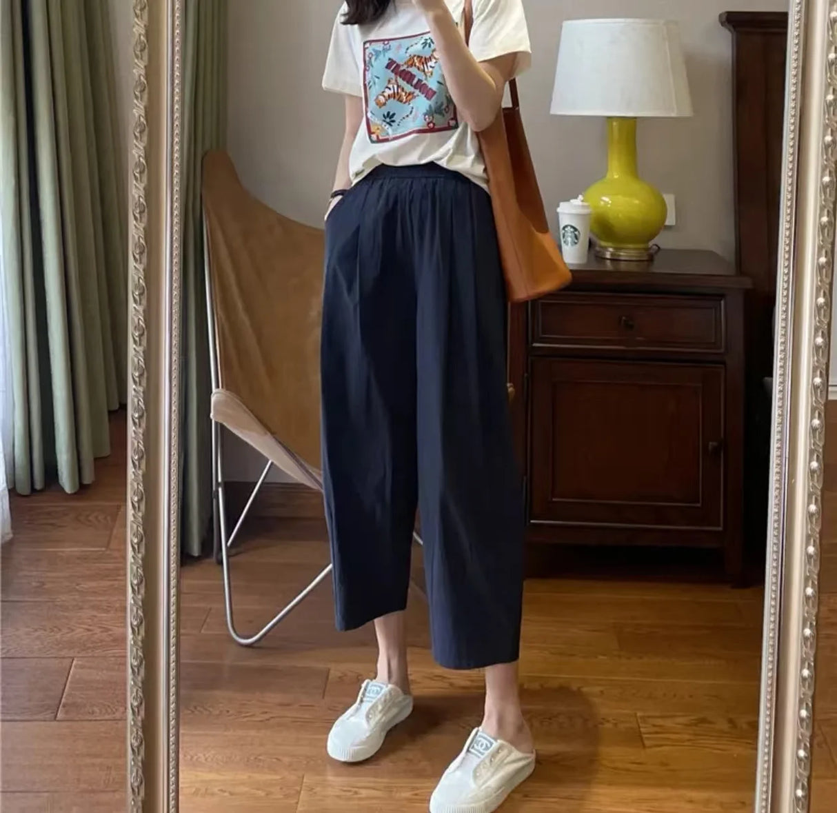 Women’s Plus Size Wide-Leg Pants