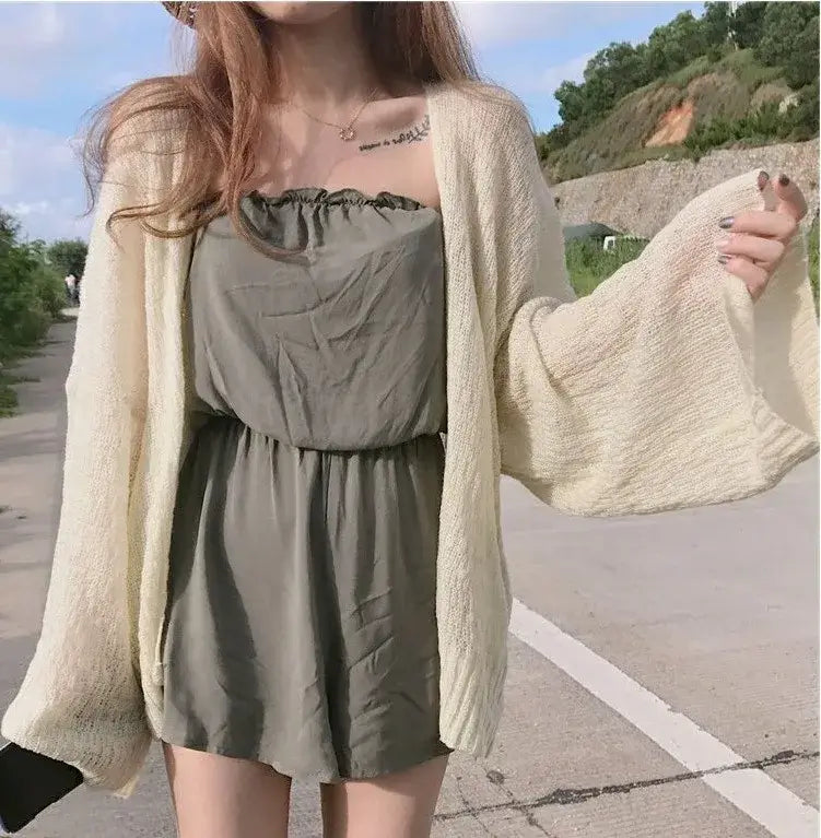 Women Oversized Long Knit Cardigan