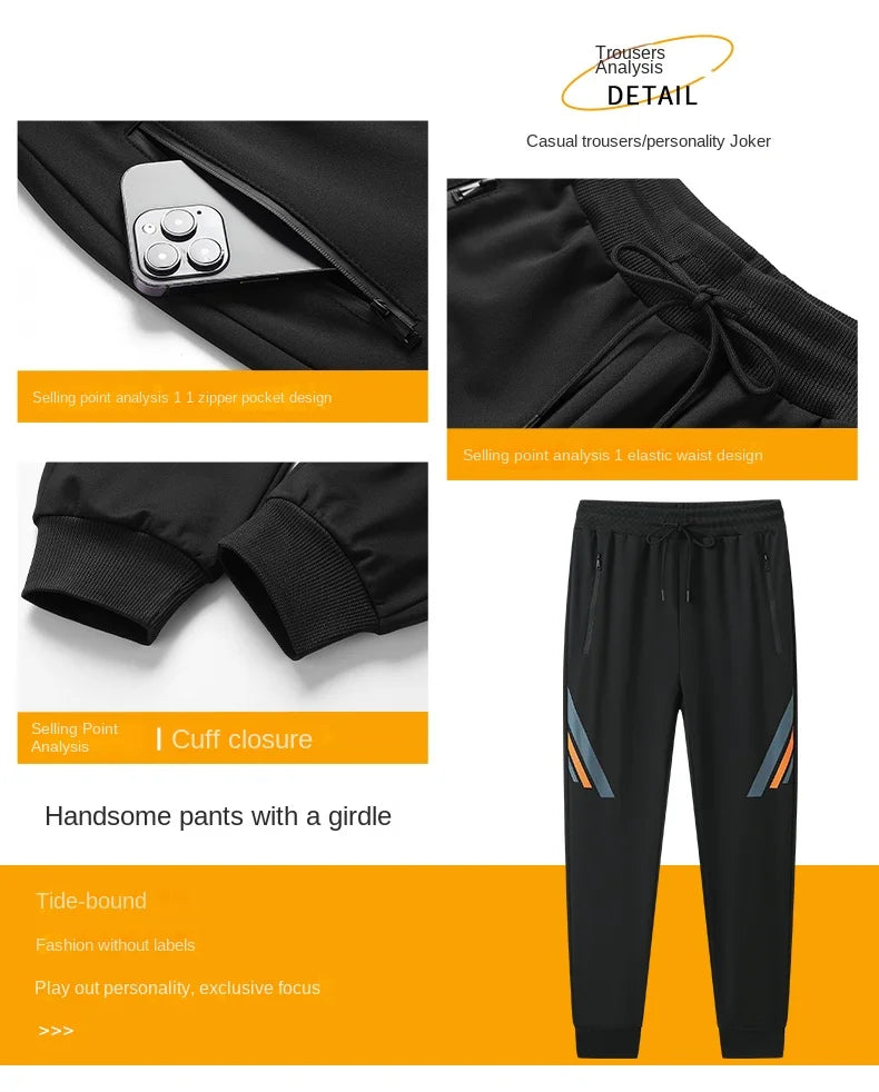 Men's Athletic Tracksuit Set