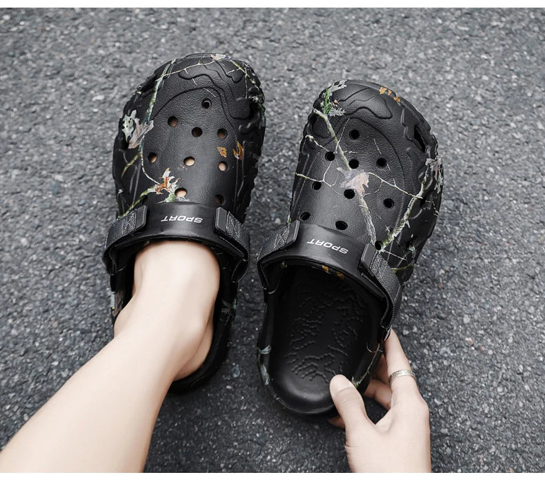 Men Summer Lightweight Garden Slippers