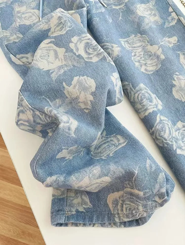 High Waist Slim Street Style Jeans