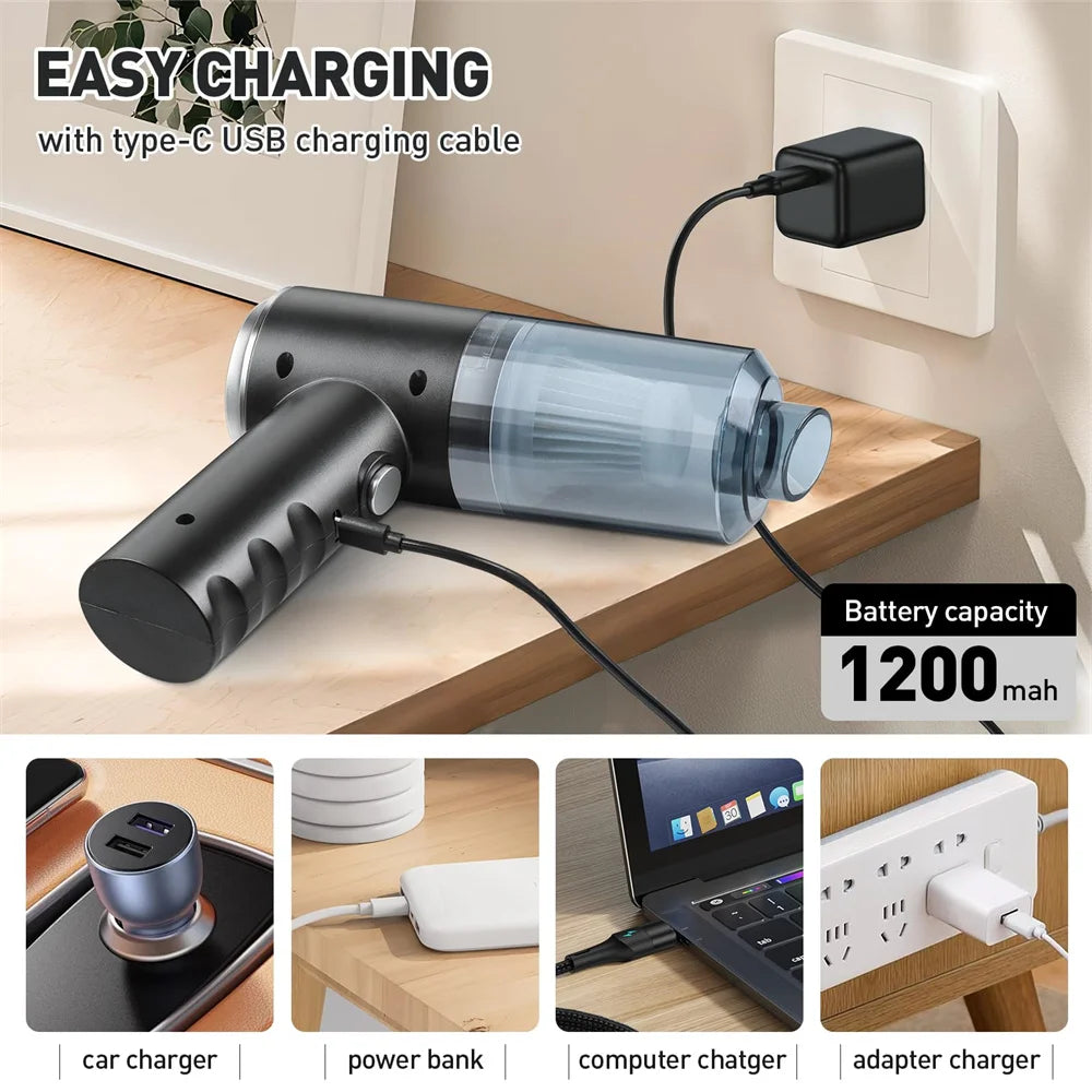 Portable Mini Car Vacuum Cleaner