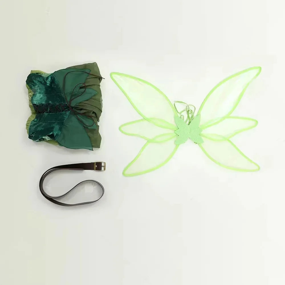 Medieval Green Elf Cosplay Dress