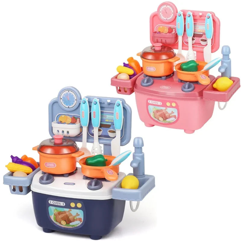 Kids Light & Music Kitchen Toy Set