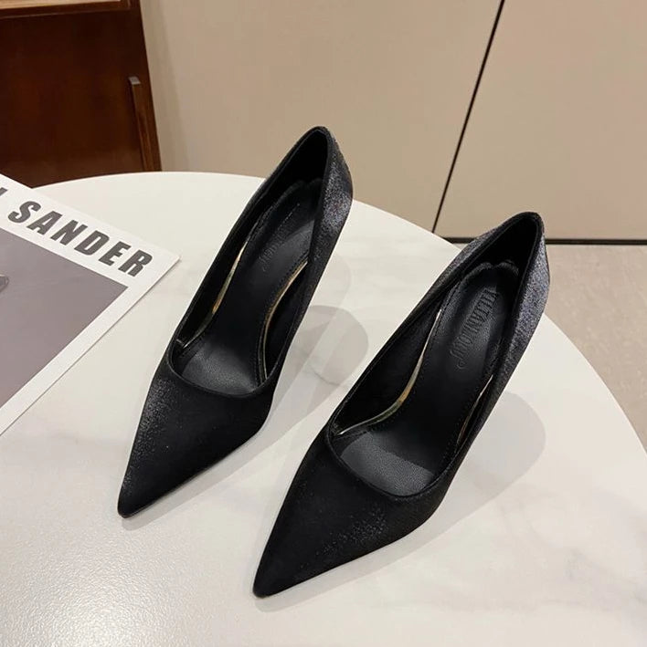 أحذية ستيليتو مثيرة بمقدمة مدببة - أحذية رسمية 2025