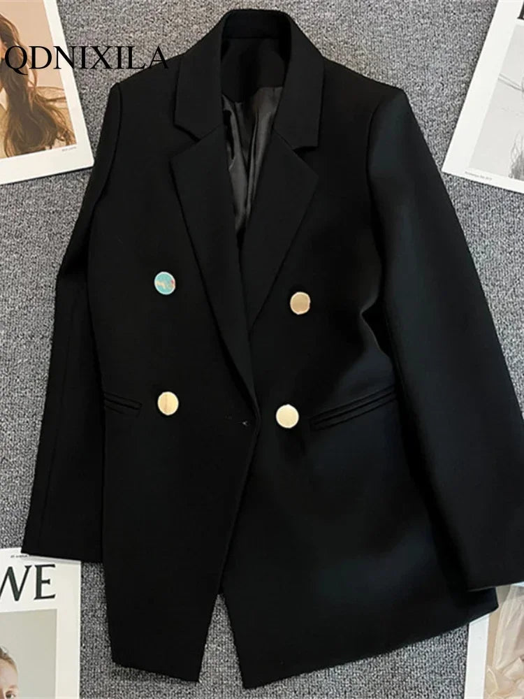 SilhouetteFit™ – Slim Blazer (Korean Fashion, Office-Ready Slimming Design)