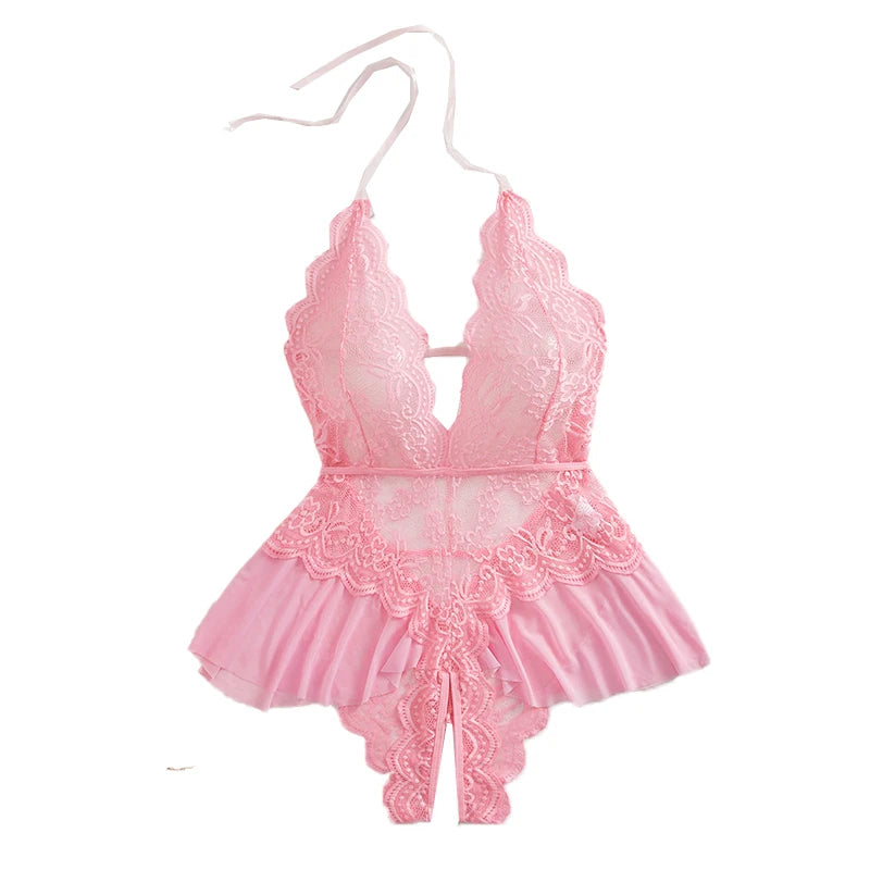 Plus Size Lace Bodysuit