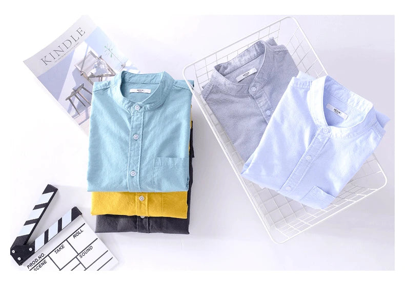 قميص أكسفورد أبيض للرجال