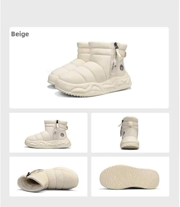 أحذية مطاطية قصيرة مقاومة للماء للنساء