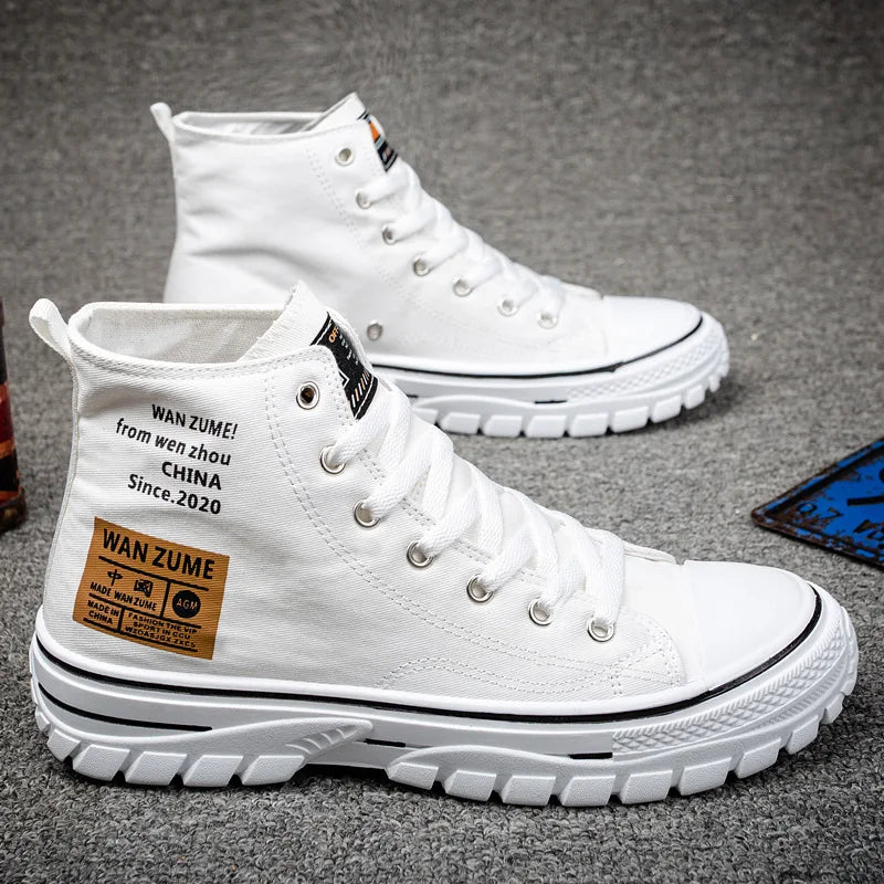 Men’s High-Top Canvas Sneakers