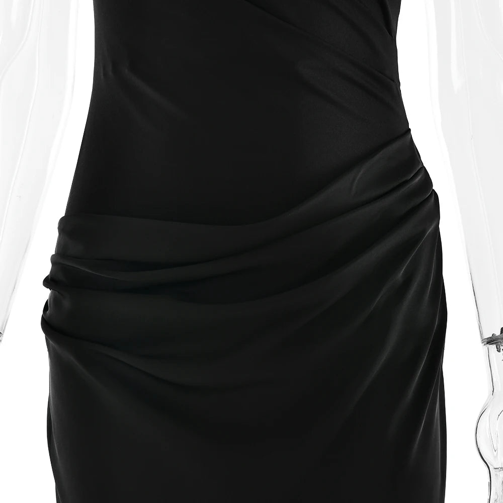 Luxe One-Shoulder Satin Gown