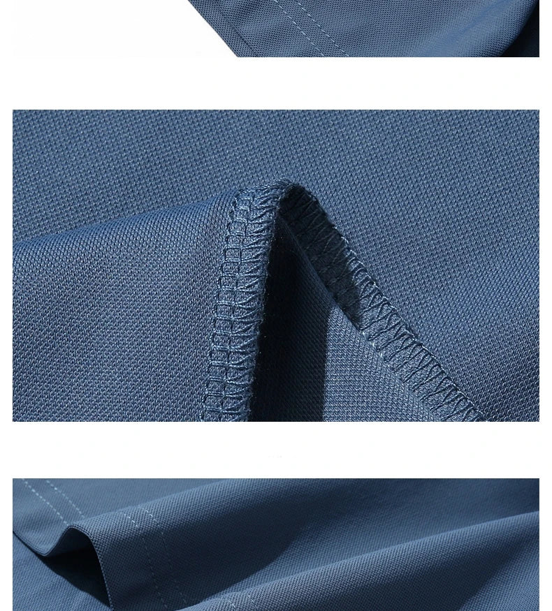 Men Plus Size Ice Silk Polo Shirt