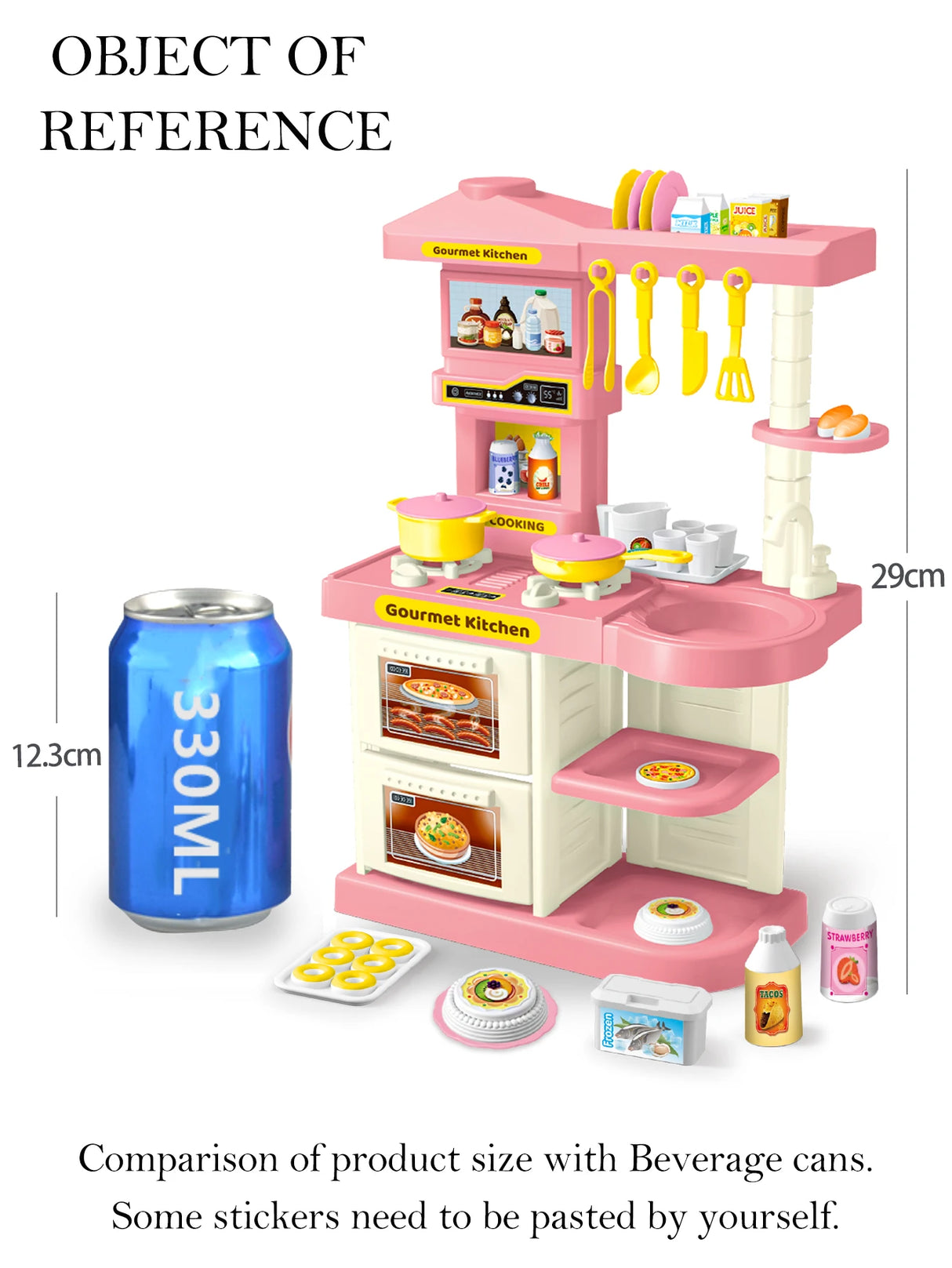 Kids Play Kitchen Accessories Set
