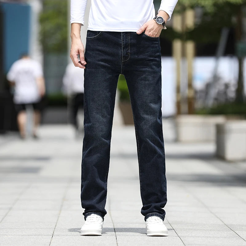 Men's Plus Size Business Casual Jeans